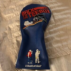 Back to the Teebox Blue Golf Club Cover